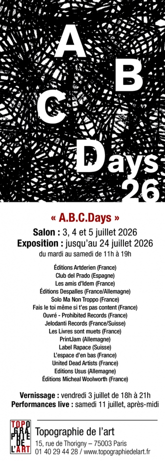 ABCDays TOPOGRAPHIE DE L'ART